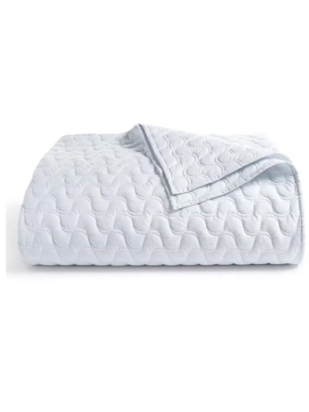 NWB Hotel Collection Lagoon Quilted Coverlet Full/Queen